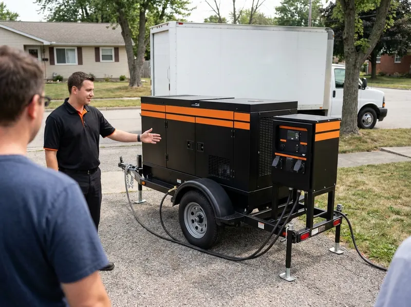 Commercial Site Generator & Power Distribution Rentals in Toledo, OH