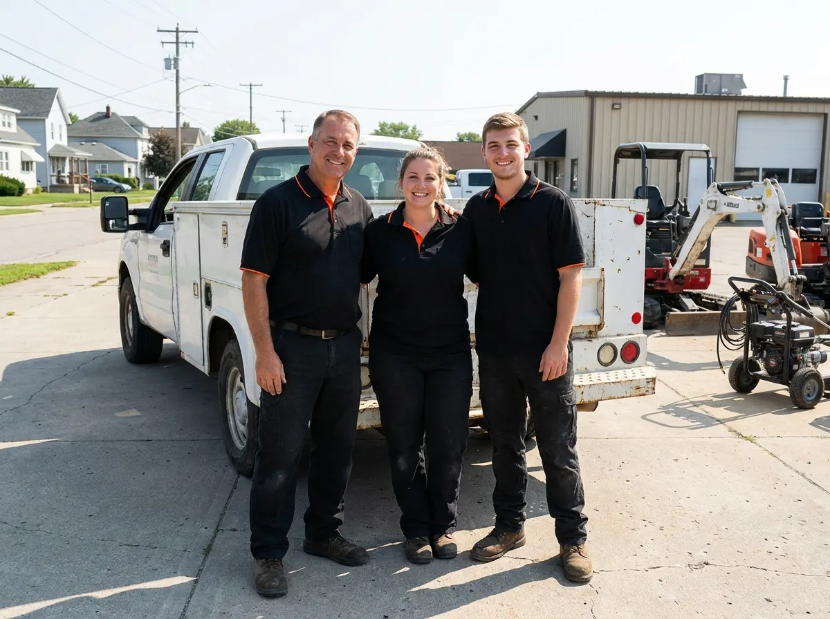 Load & Go Dumpster Rental equipment rental service team in Toledo, OH